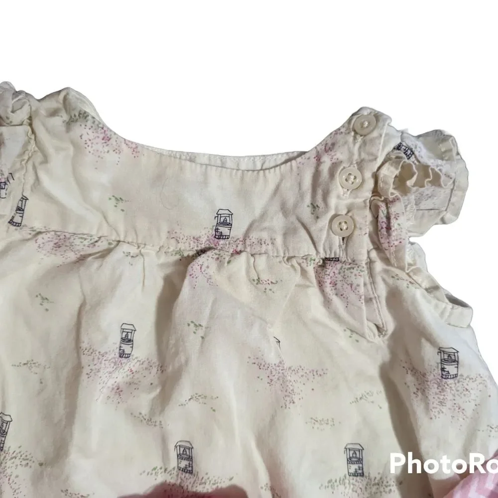 Baby Girl Pink Easter Dress Set, 0-3 Month